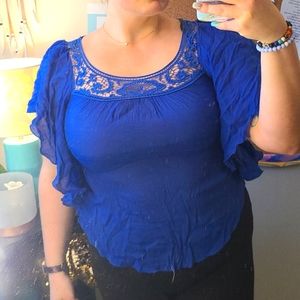 Royal blue Blouse